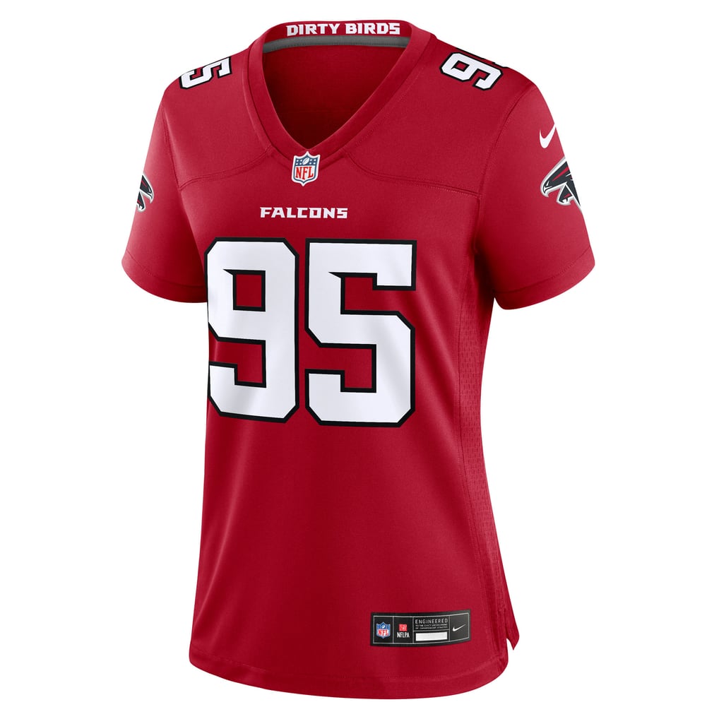 Women's Atlanta Falcons Gervon Dexter Sr. Nike Red Team Game Jersey