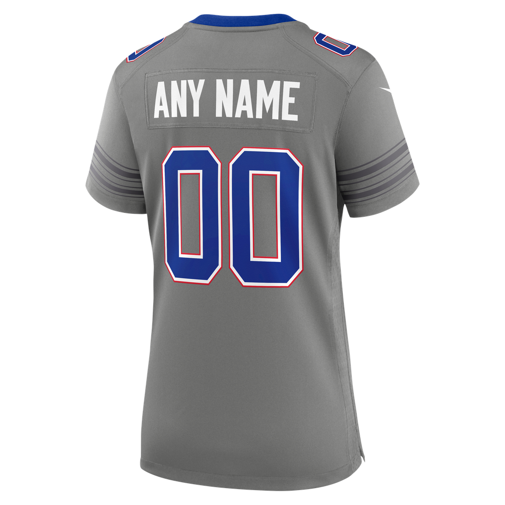Women's Buffalo Bills Nike Gray Nickel City Custom Game Jersey - Image 4