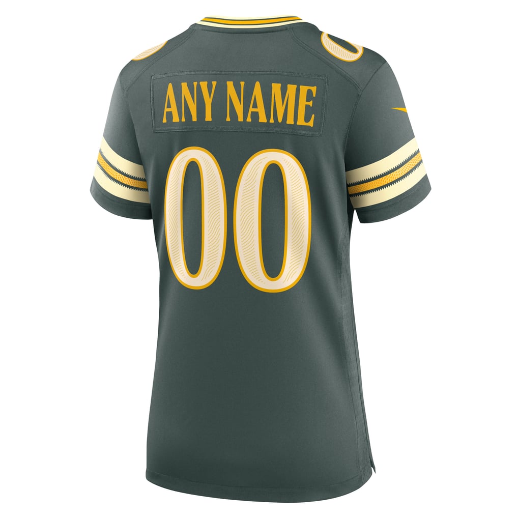 Women's Green Bay Packers  Nike Green 2026 Rivalries Collection Game Custom Jersey - Image 4
