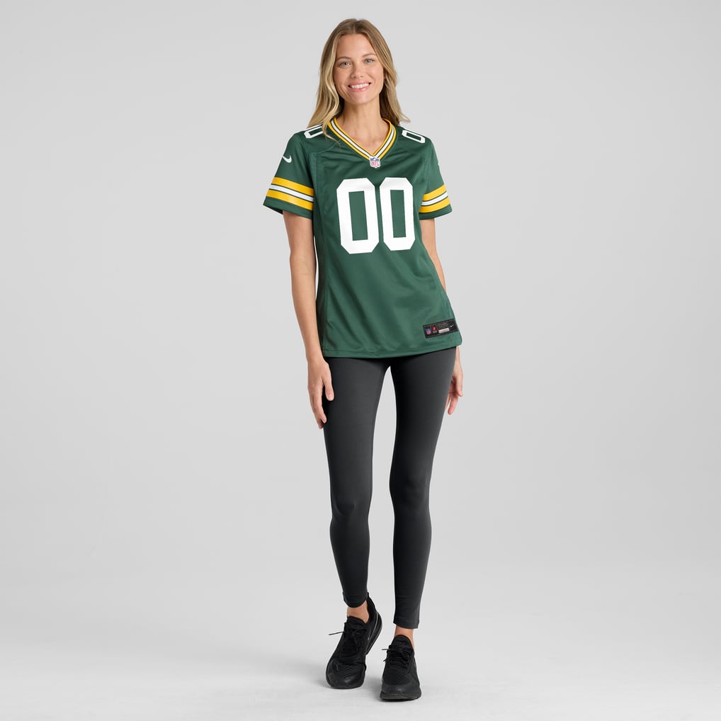 Women's Nike Green Green Bay Packers Custom Game Jersey - Image 5