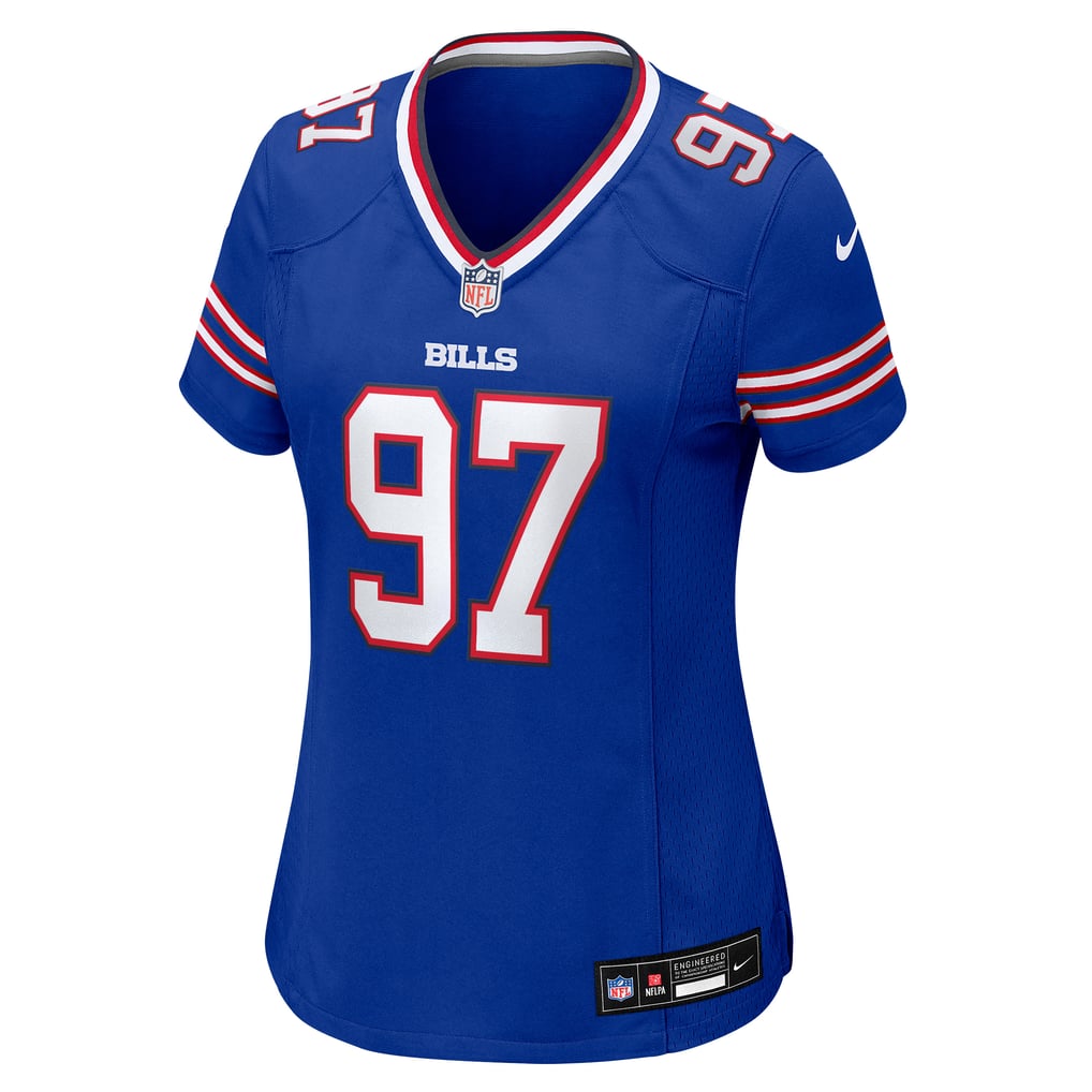 Women's Buffalo Bills Greg Gaines Nike Royal Team Game Jersey
 - Image 7