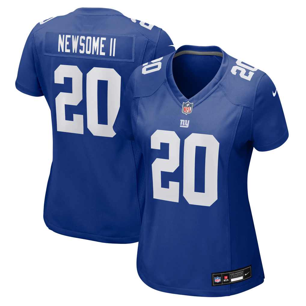 Women's New York Giants Greg Newsome II Nike Royal Team Game Jersey - Image 2
