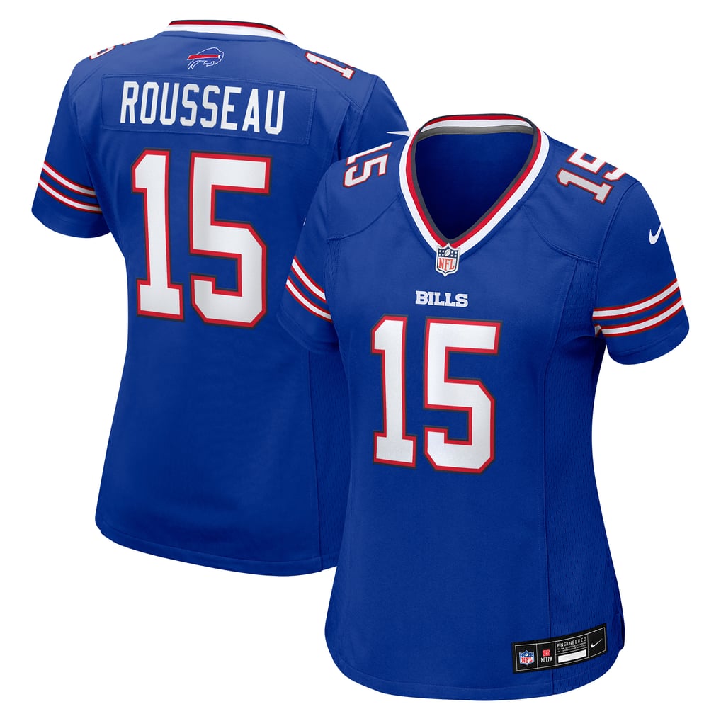 Women's Buffalo Bills Gregory Rousseau Nike Royal Team Game Jersey - Image 2