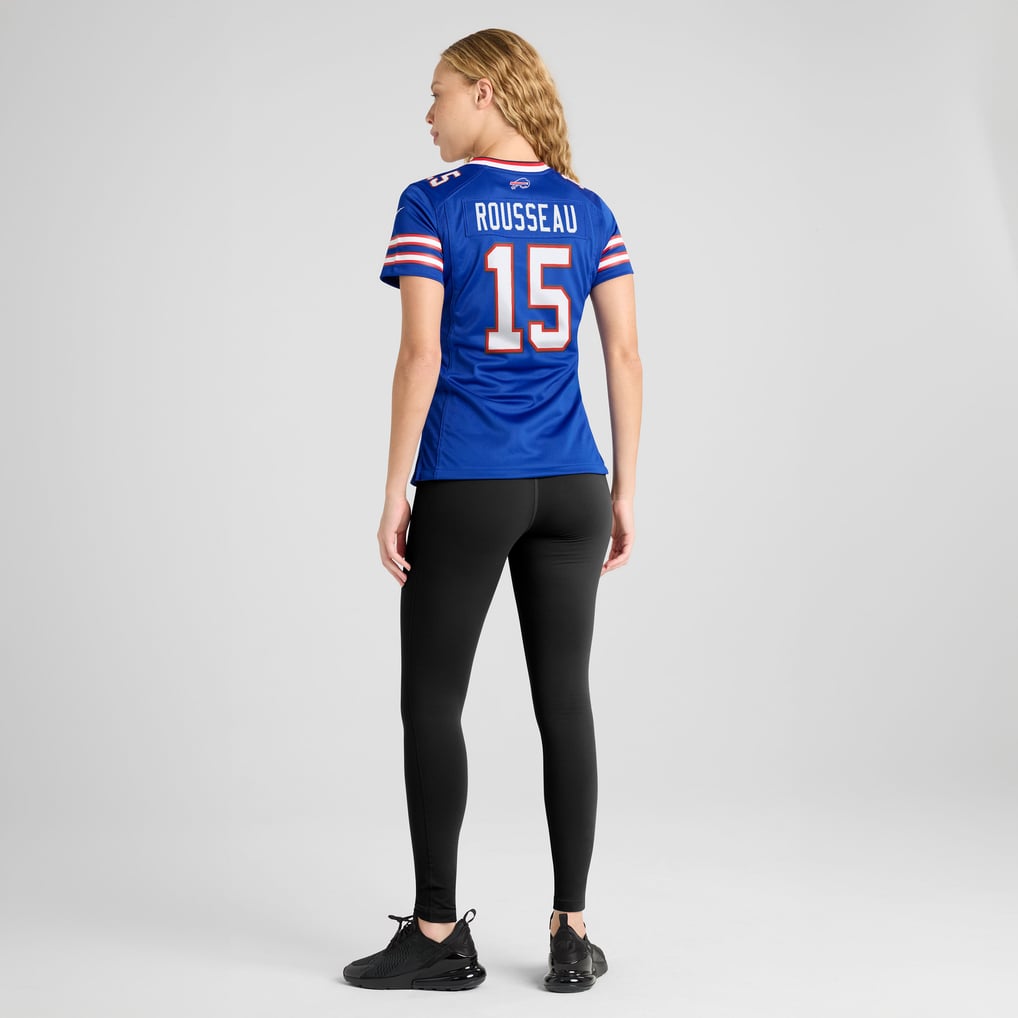 Women's Buffalo Bills Gregory Rousseau Nike Royal Team Game Jersey - Image 4