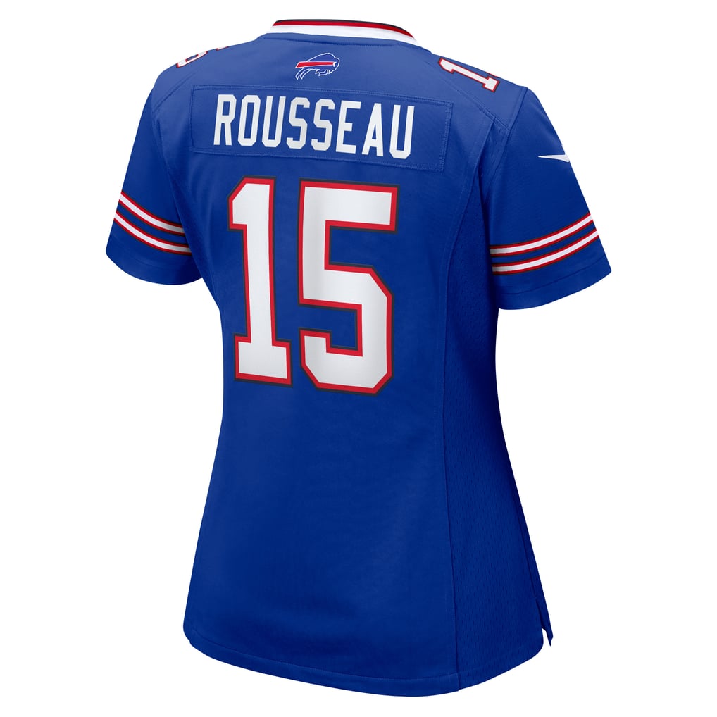 Women's Buffalo Bills Gregory Rousseau Nike Royal Team Game Jersey - Image 8