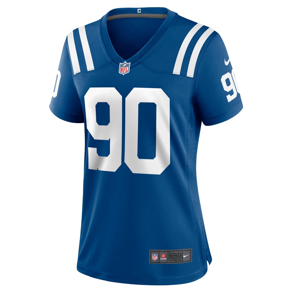 Women's Indianapolis Colts Grover Stewart Nike Royal Game Jersey - Image 3