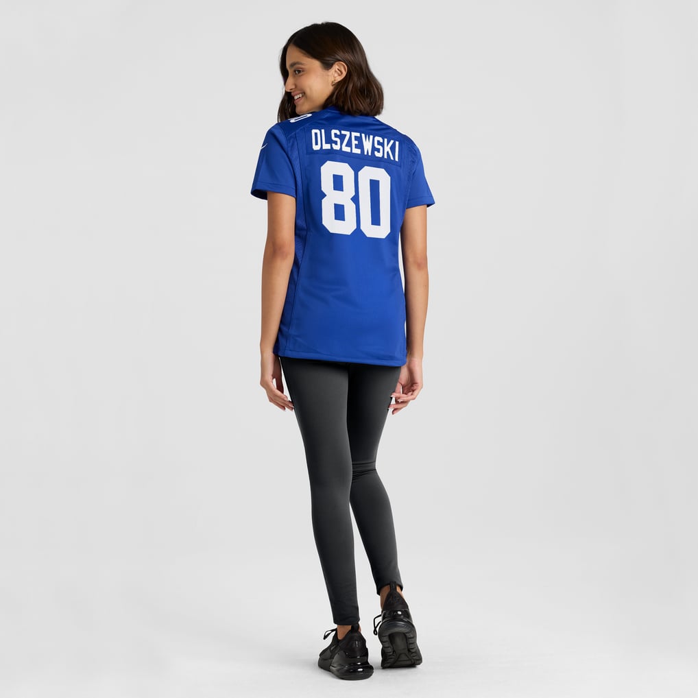 Women's New York Giants Gunner Olszewski Nike  Royal  Game Jersey - Image 6