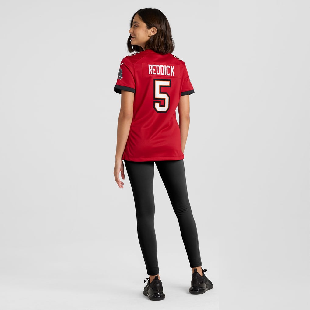 Women's Tampa Bay Buccaneers Haason Reddick Nike  Red Team Game Jersey - Image 6