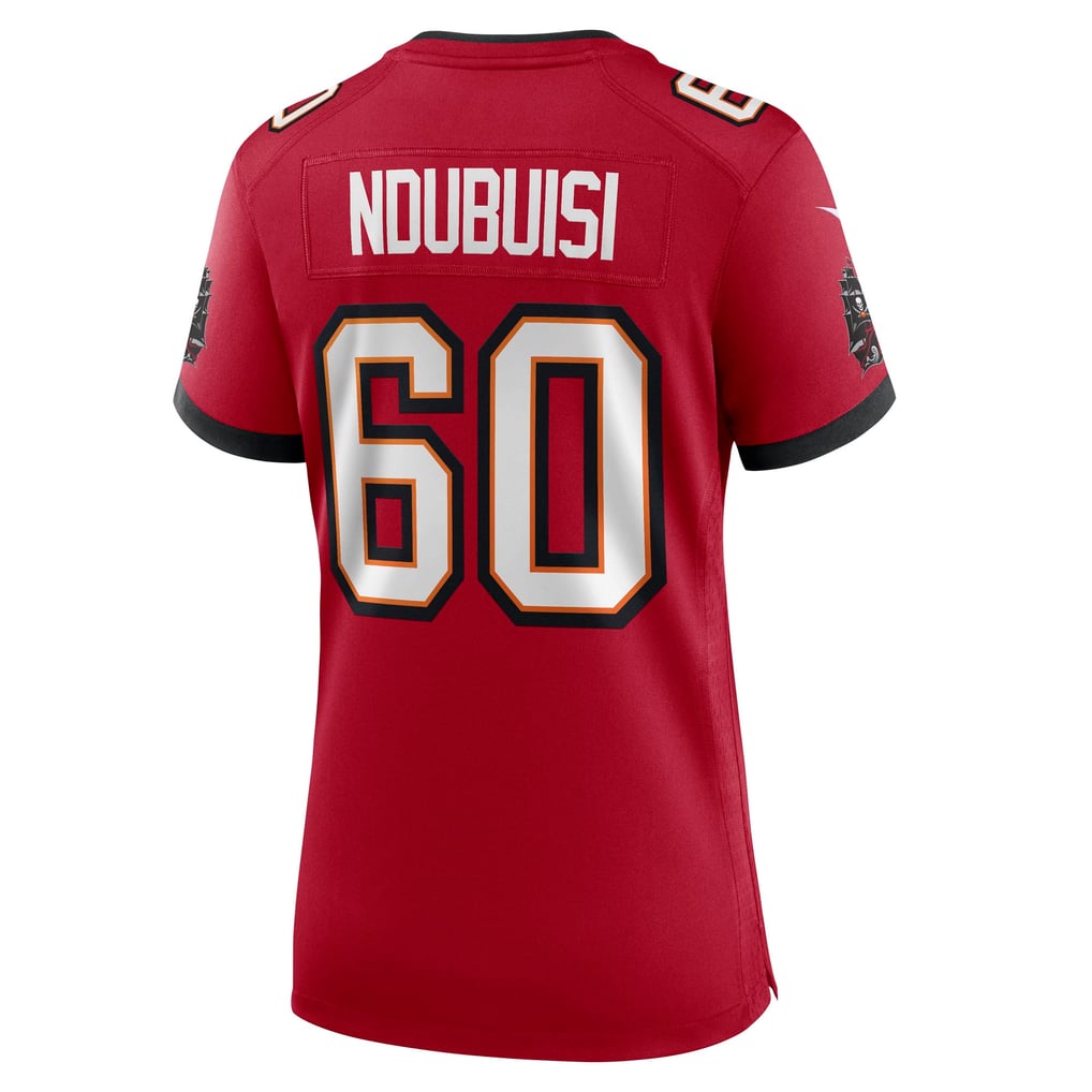 Women's Tampa Bay Buccaneers Haggai Ndubuisi Nike Red Team Game Jersey - Image 8