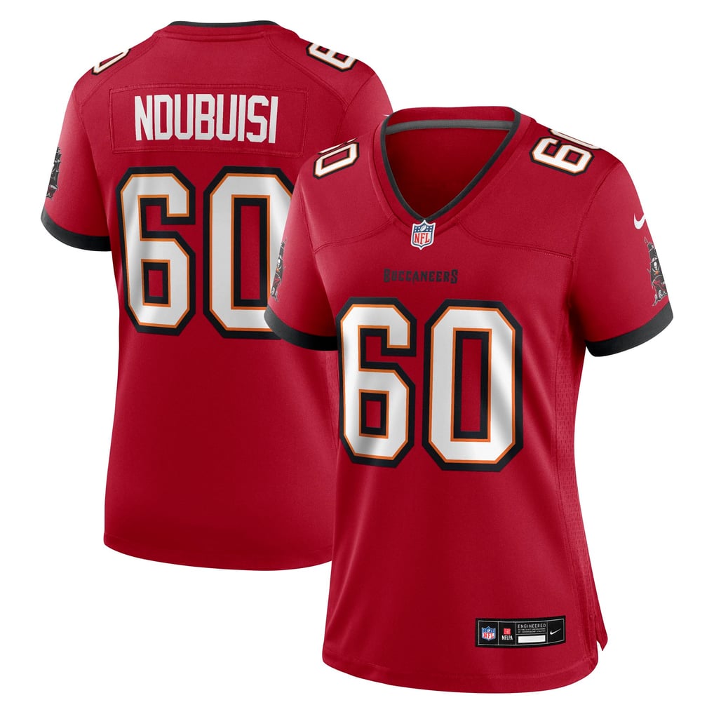 Women's Tampa Bay Buccaneers Haggai Ndubuisi Nike Red Team Game Jersey - Image 1