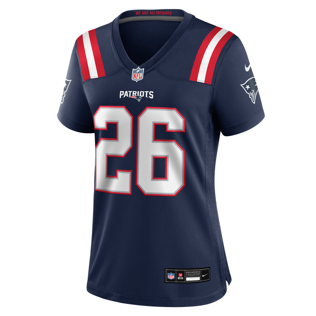 Women's New England Patriots Hassan Haskins Nike Navy Team Game Jersey - Image 7