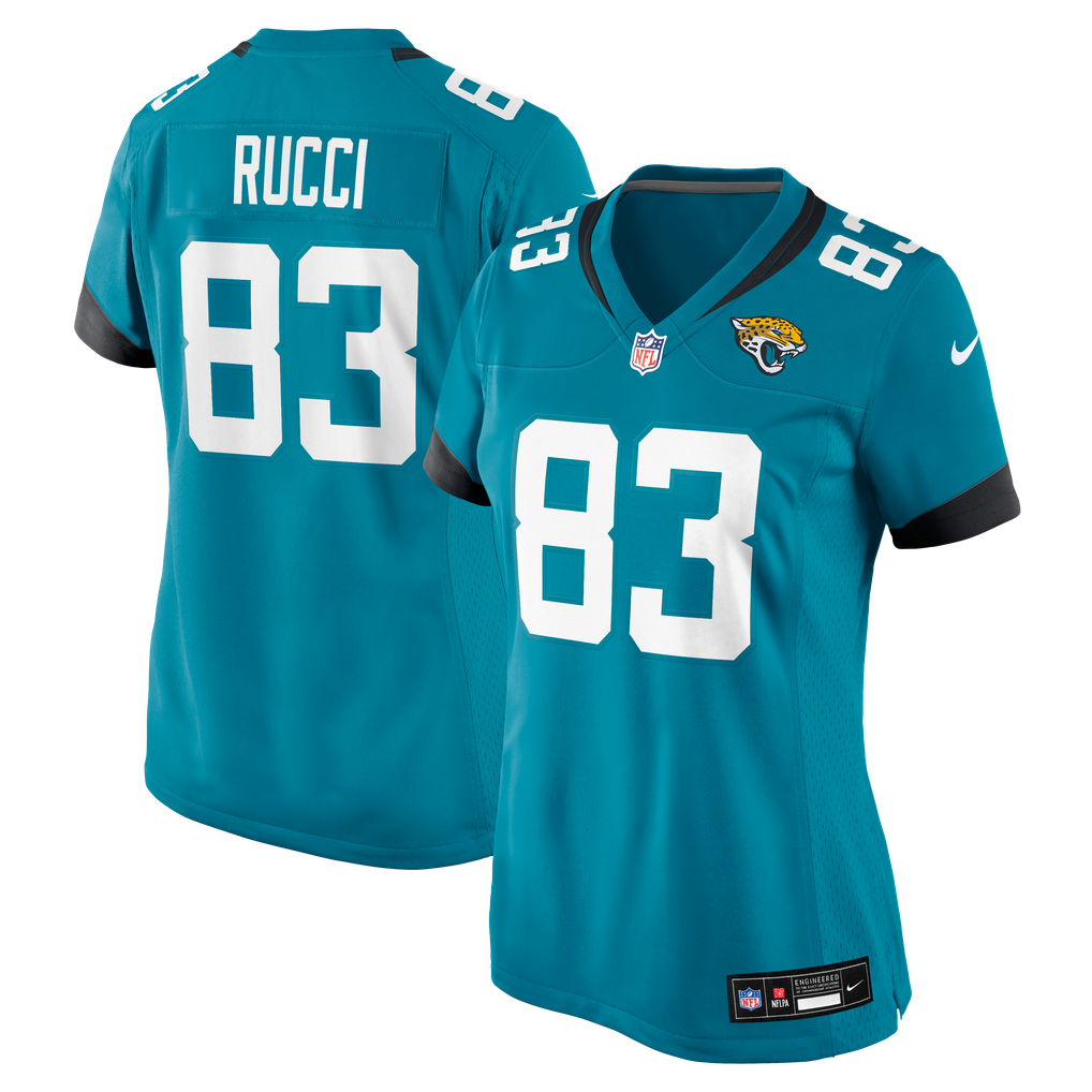 Women's Jacksonville Jaguars Hayden Rucci Nike Teal Team Game Jersey - Image 2