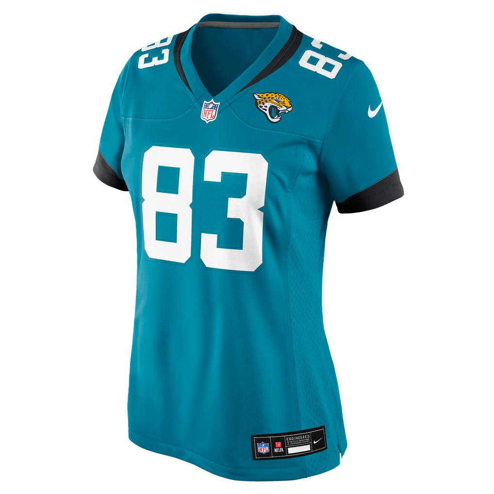 Women's Jacksonville Jaguars Hayden Rucci Nike Teal Team Game Jersey - Image 7