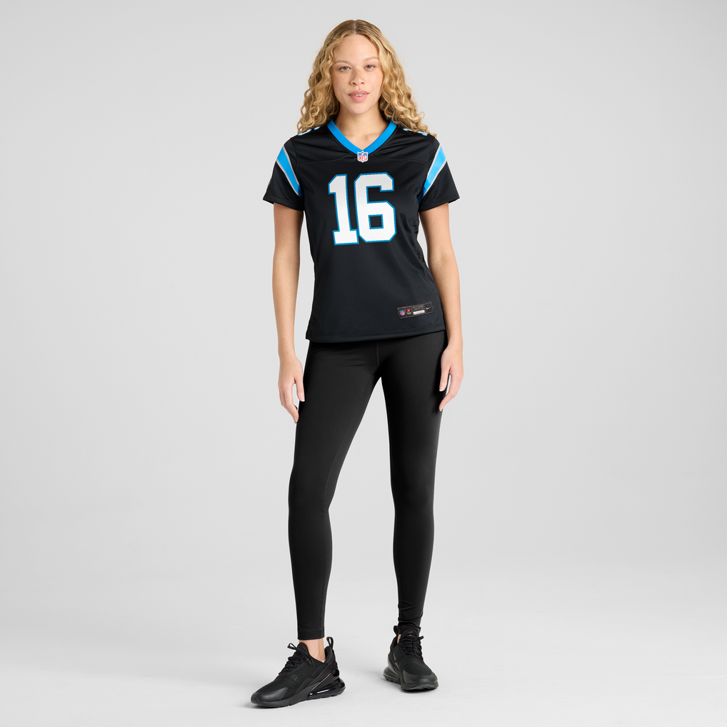 Women's Carolina Panthers Haynes King Nike Black Team Game Jersey - Image 3