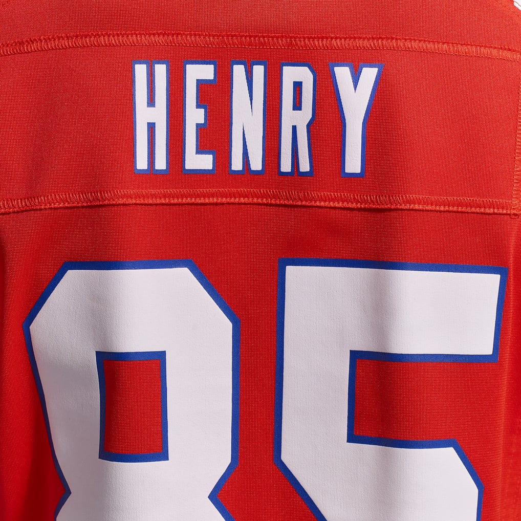 Women's New England Patriots Hunter Henry Nike Red  Team Game Jersey - Image 12