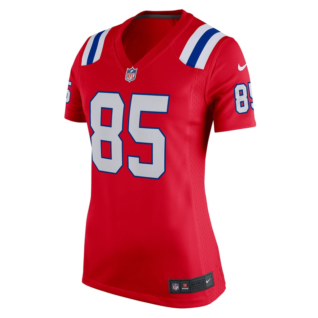 Women's New England Patriots Hunter Henry Nike Red  Team Game Jersey - Image 7