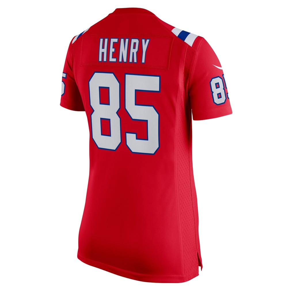 Women's New England Patriots Hunter Henry Nike Red  Team Game Jersey - Image 8