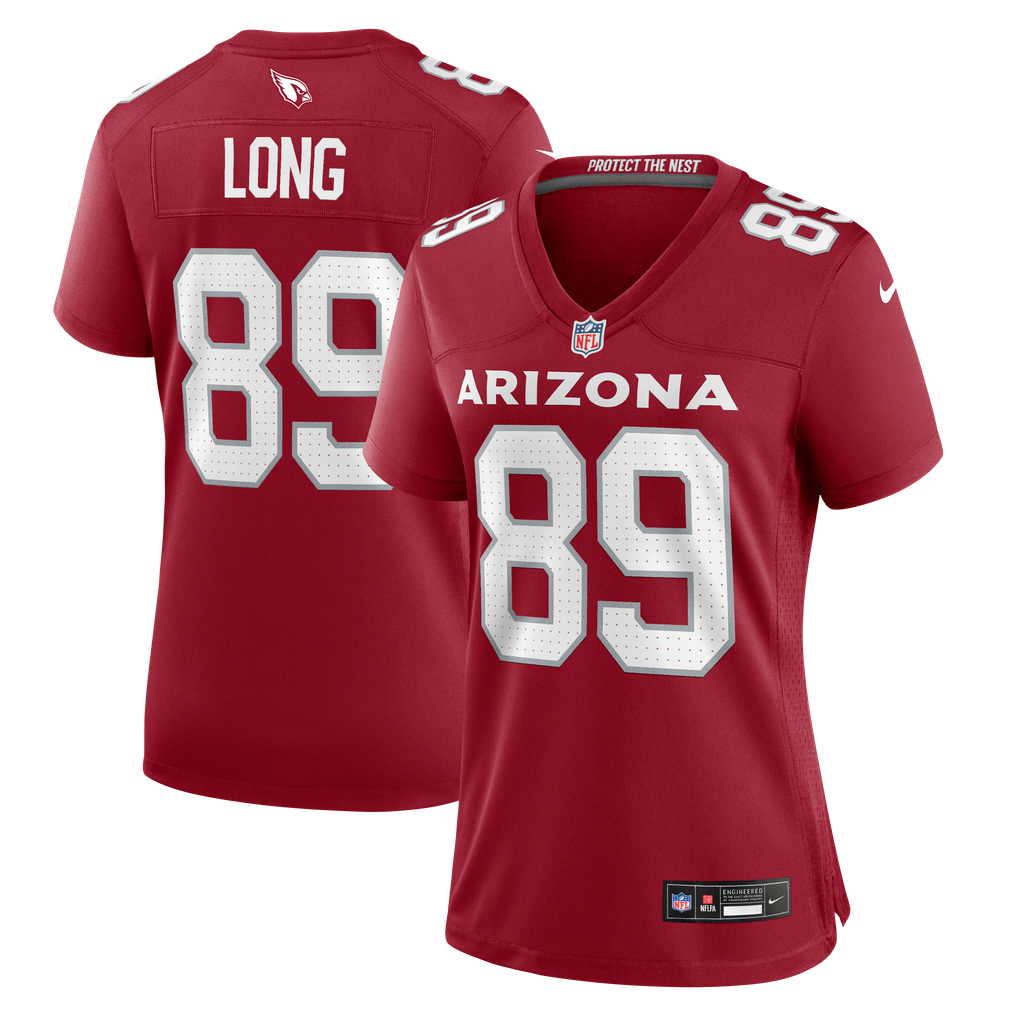 Women's Arizona Cardinals Hunter Long Nike Cardinal Team Game Jersey - Image 2