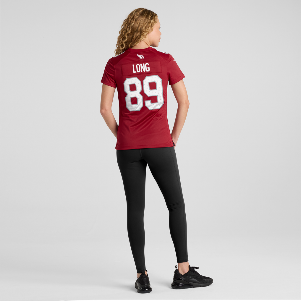 Women's Arizona Cardinals Hunter Long Nike Cardinal Team Game Jersey - Image 4