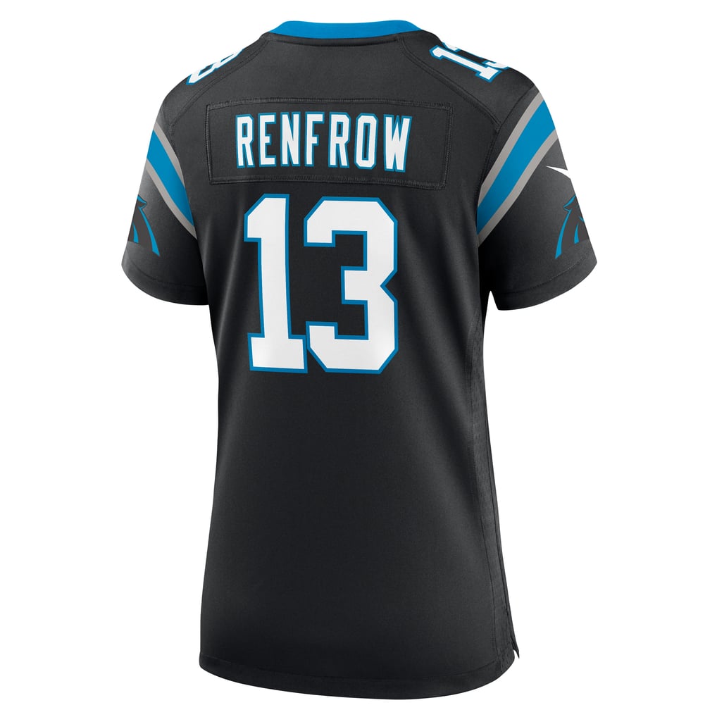 Women's Carolina Panthers Hunter Renfrow Nike Black Team Game Jersey - Image 4