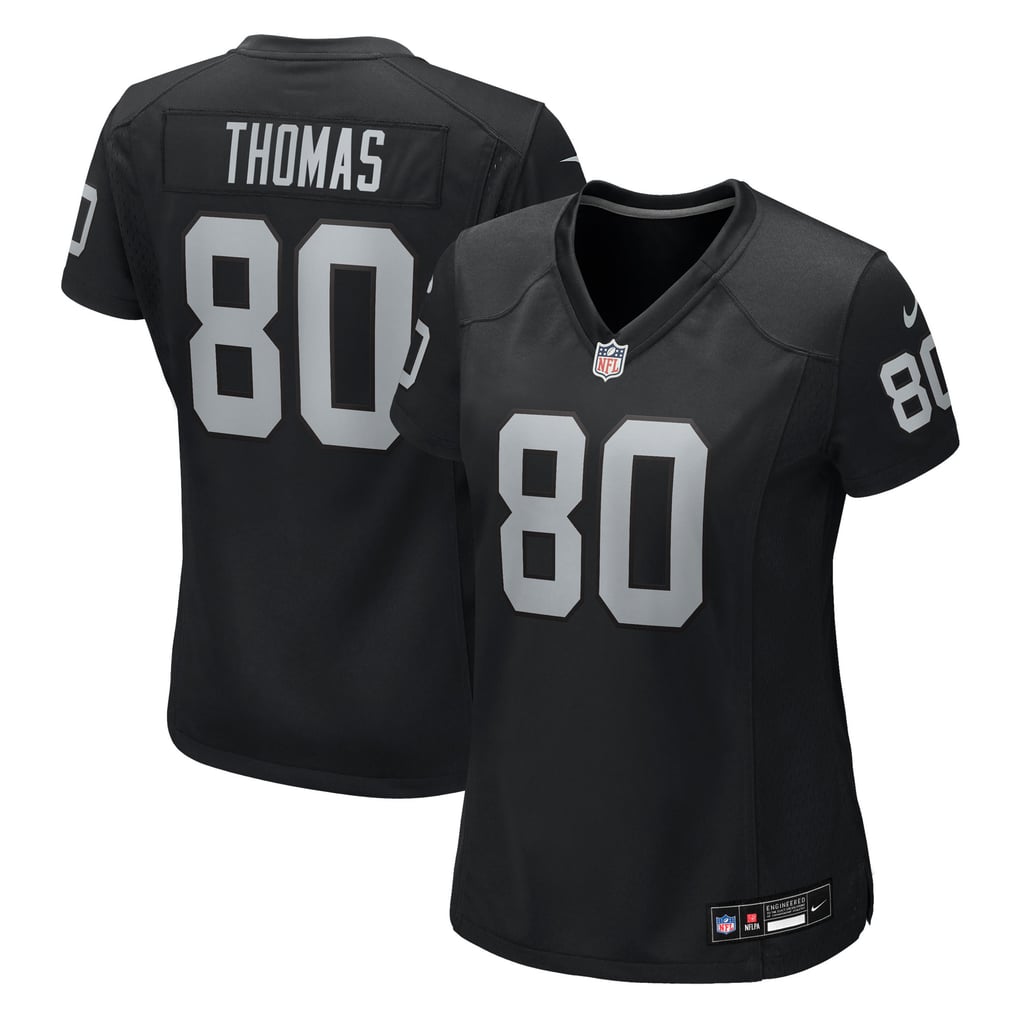 Women's Las Vegas Raiders Ian Thomas Nike  Black Team Game Jersey - Image 2