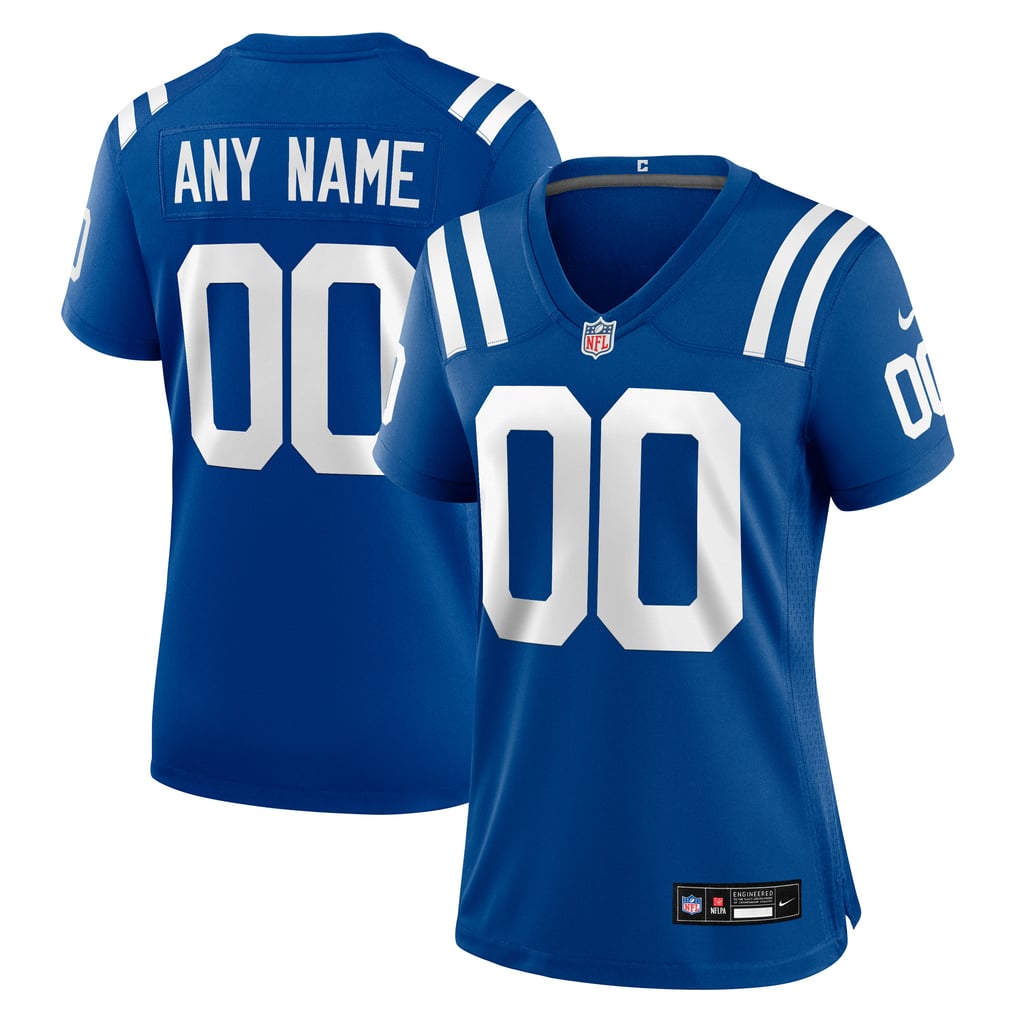 Women's Nike Indianapolis Colts Royal Custom Game Jersey - Image 2