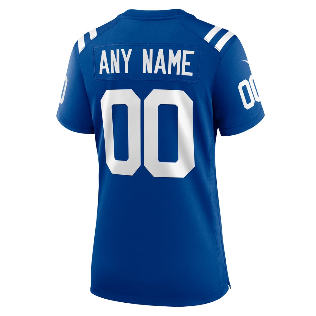 Women's Nike Indianapolis Colts Royal Custom Game Jersey - Image 4