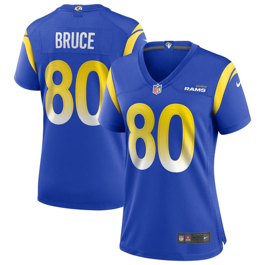 Women's Los Angeles Rams Isaac Bruce Nike Royal Game Retired Player Jersey - Image 1