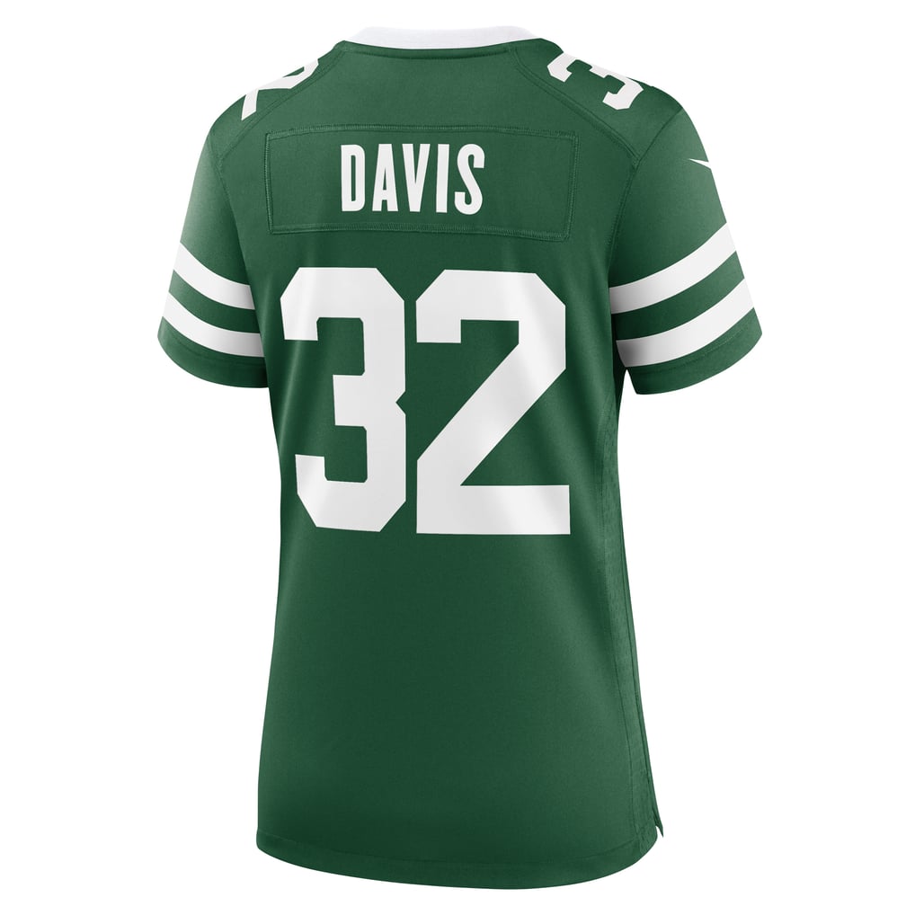 Women's New York Jets Isaiah Davis Nike Legacy Green Game Jersey - Image 4