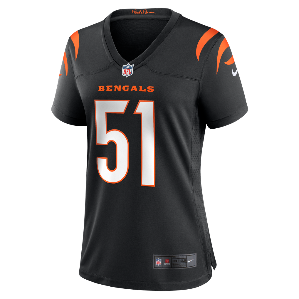 Women's Cincinnati Bengals Isaiah Foskey Nike Black Team Game Jersey - Image 3
