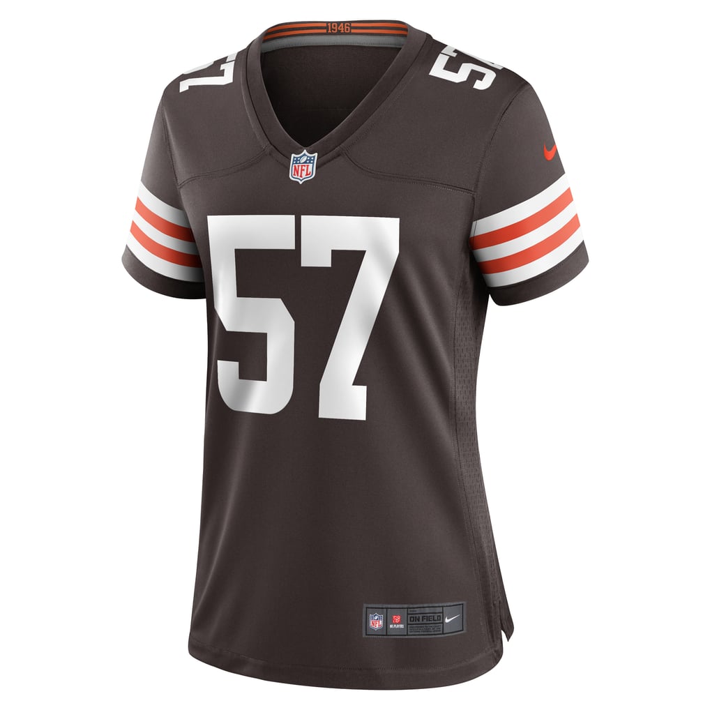 Women's Cleveland Browns Isaiah McGuire Nike Brown Team Game Jersey - Image 3