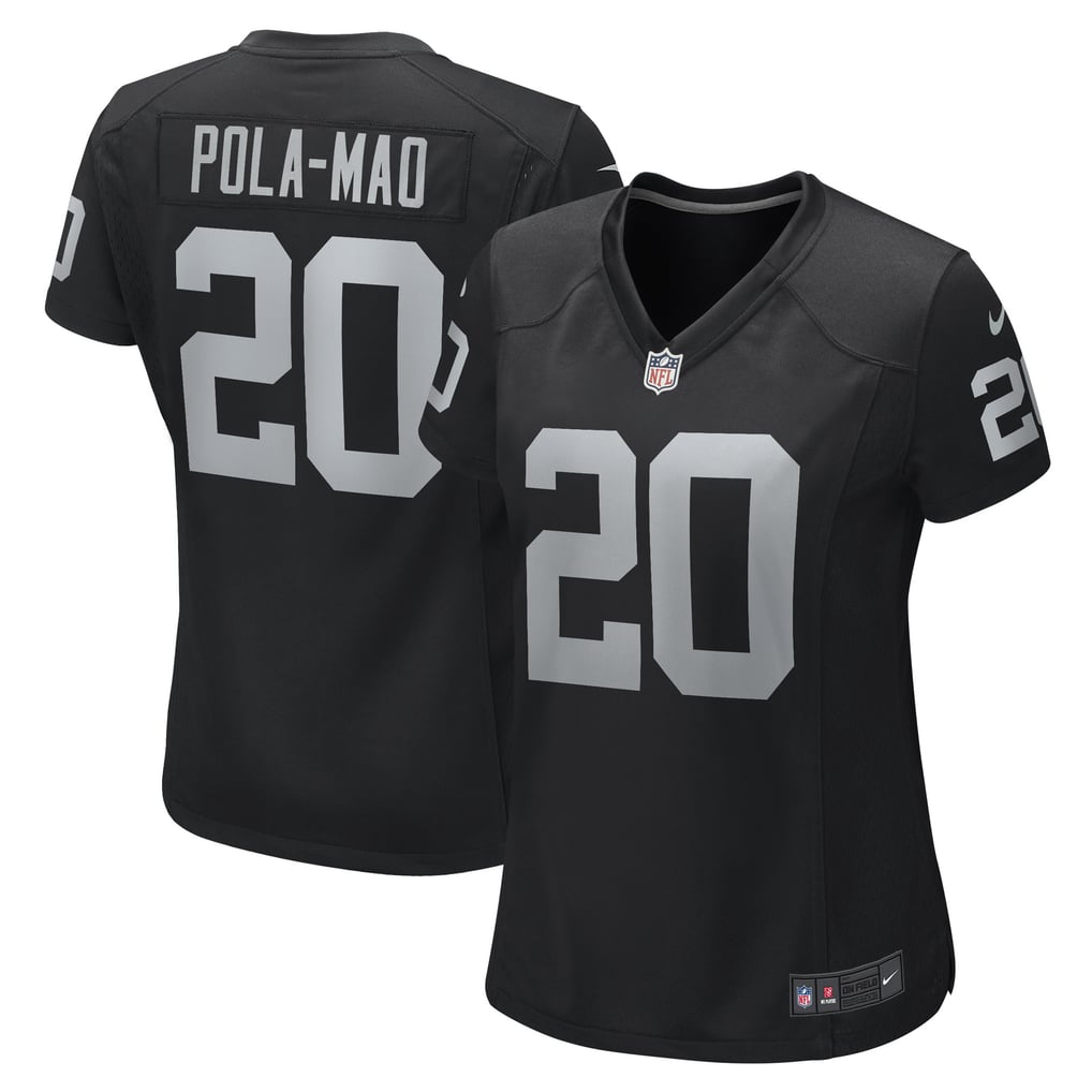 Women's Las Vegas Raiders Isaiah Pola-Mao Nike Black Team Game Jersey - Image 2