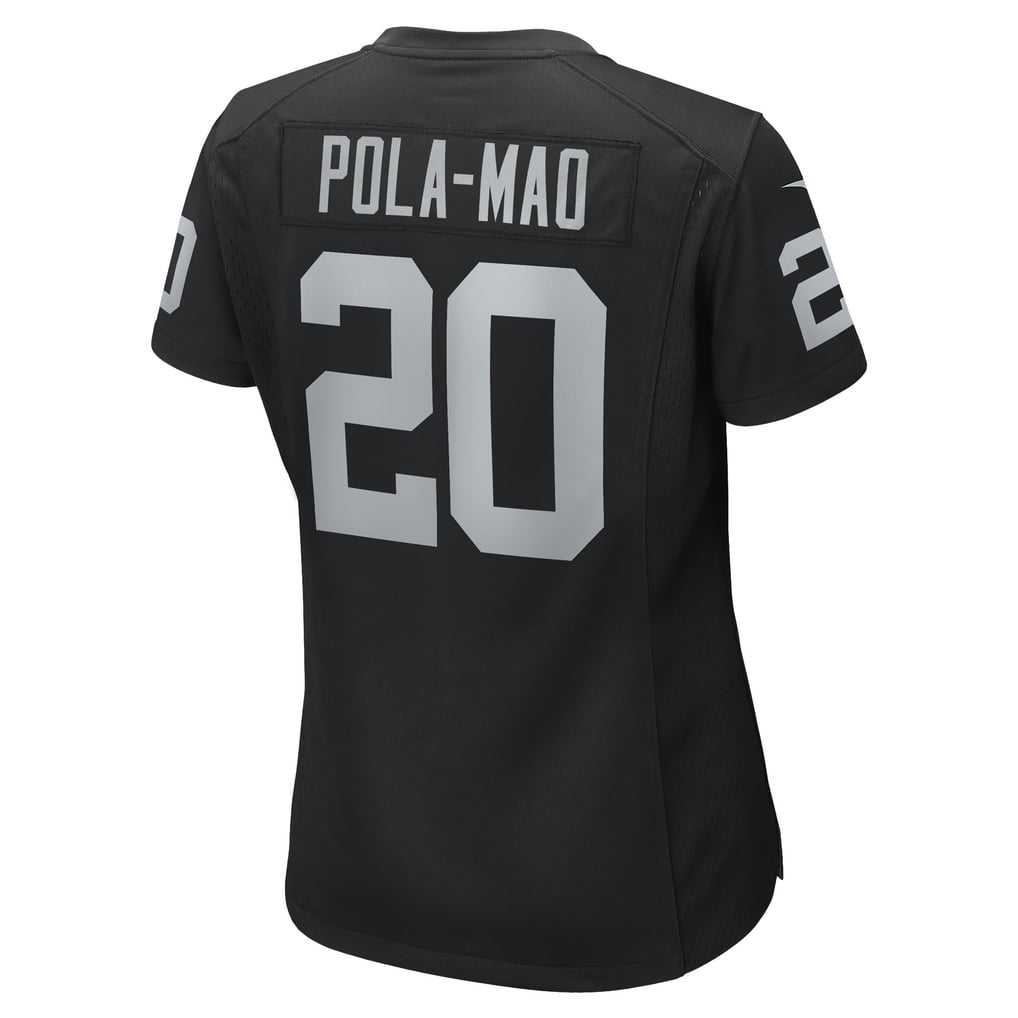 Women's Las Vegas Raiders Isaiah Pola-Mao Nike Black Team Game Jersey - Image 4