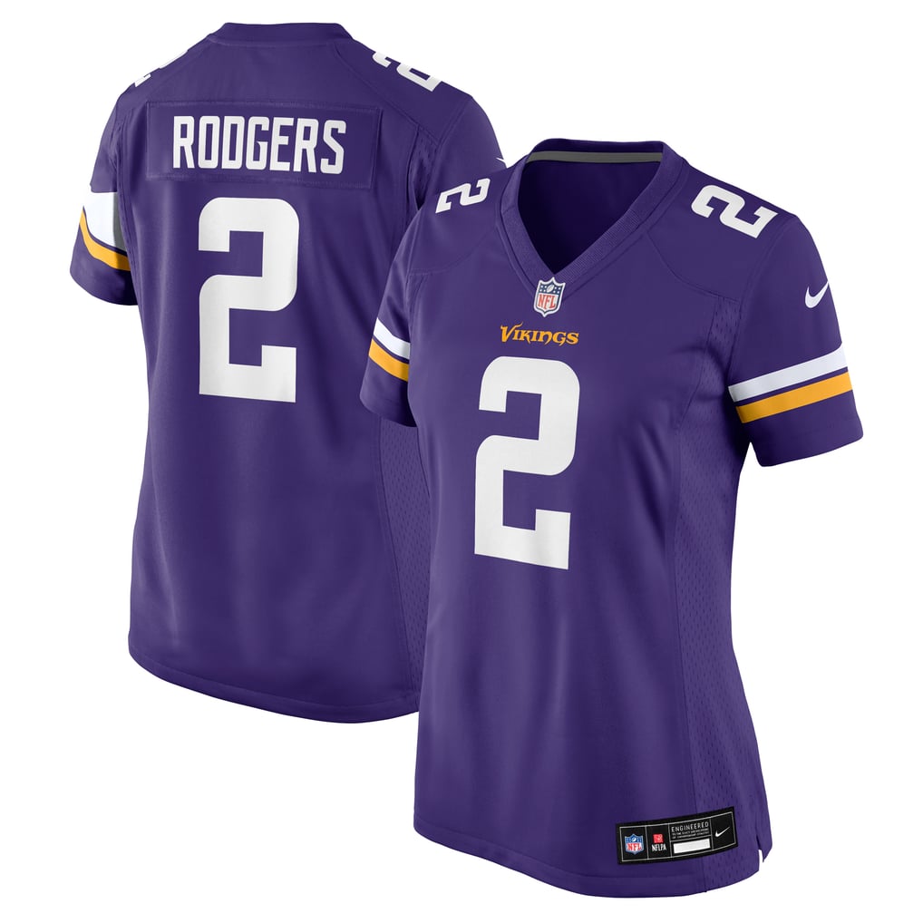Women's Minnesota Vikings Isaiah Rodgers Nike  Purple Team Game Jersey - Image 2