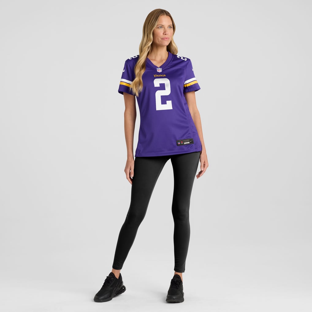 Women's Minnesota Vikings Isaiah Rodgers Nike  Purple Team Game Jersey - Image 5