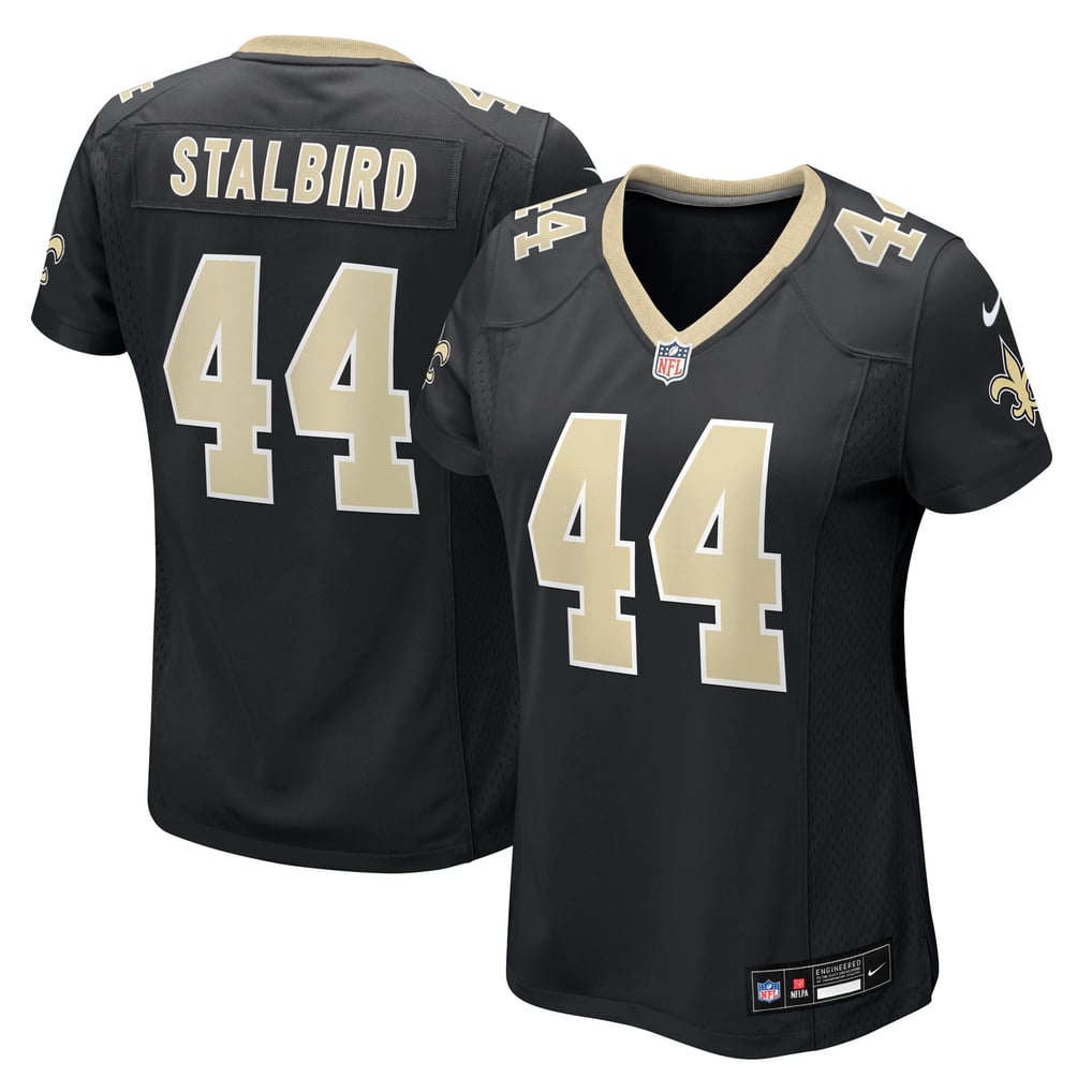 Women's New Orleans Saints Isaiah Stalbird Nike  Black Team Game Jersey - Image 1