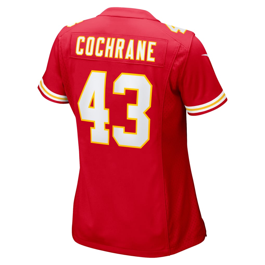 Women's Kansas City Chiefs Jack Cochrane Nike Red Game Player Jersey - Image 4