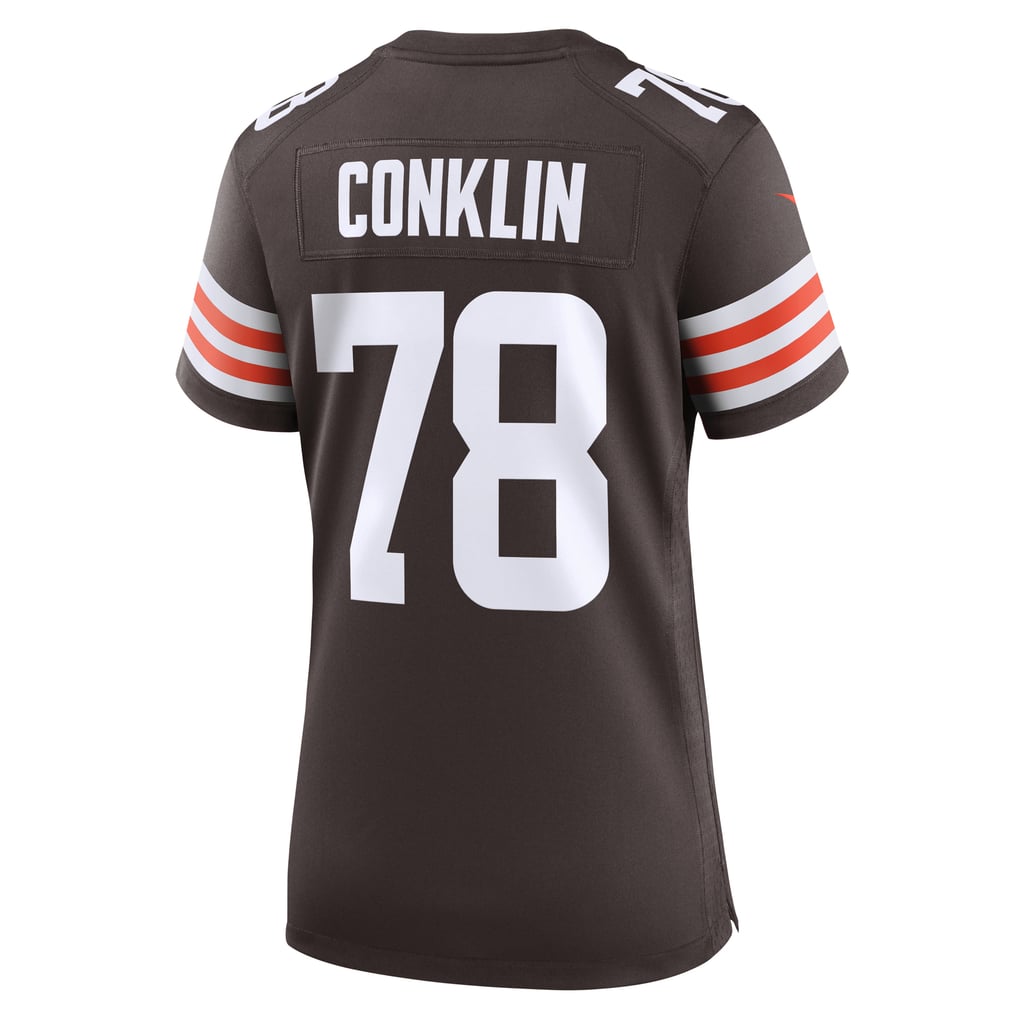 Women's Cleveland Browns Jack Conklin Nike Brown Game Jersey - Image 4