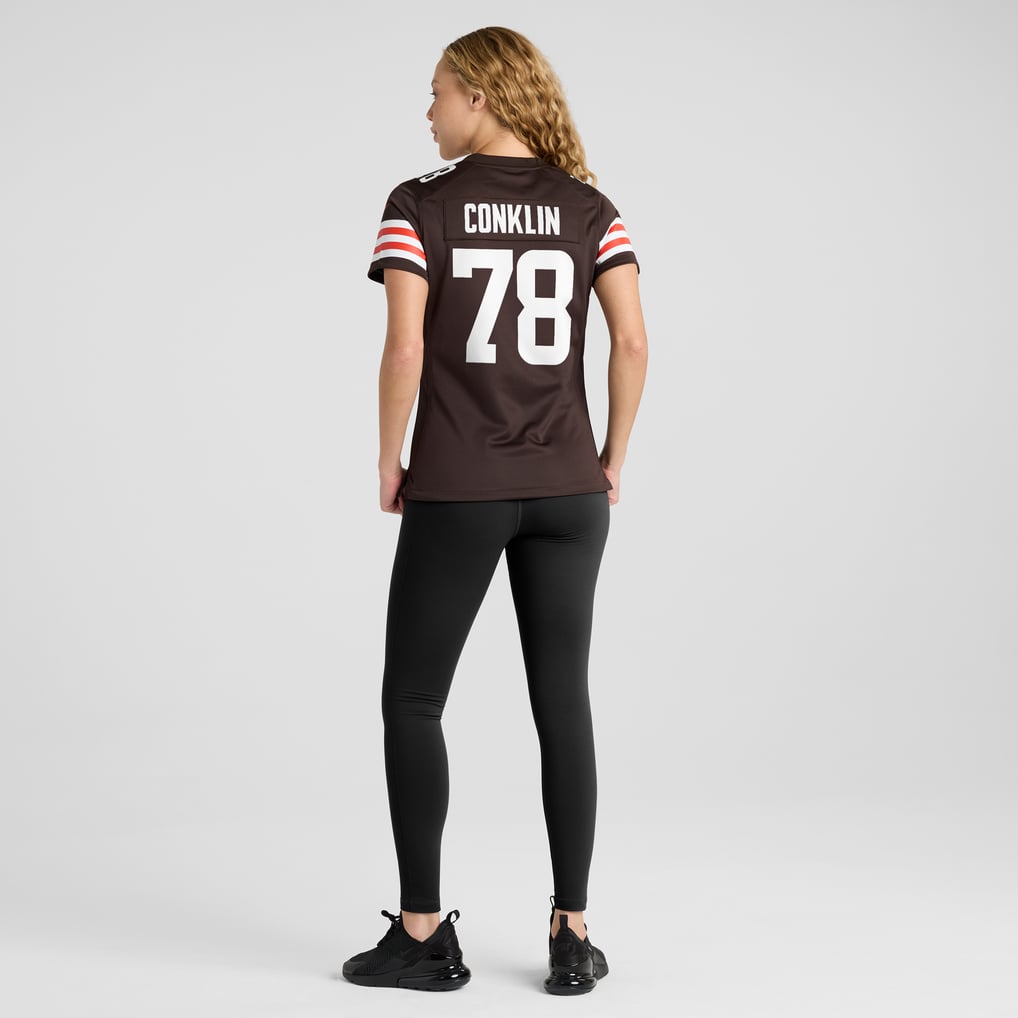 Women's Cleveland Browns Jack Conklin Nike Brown Game Jersey - Image 6