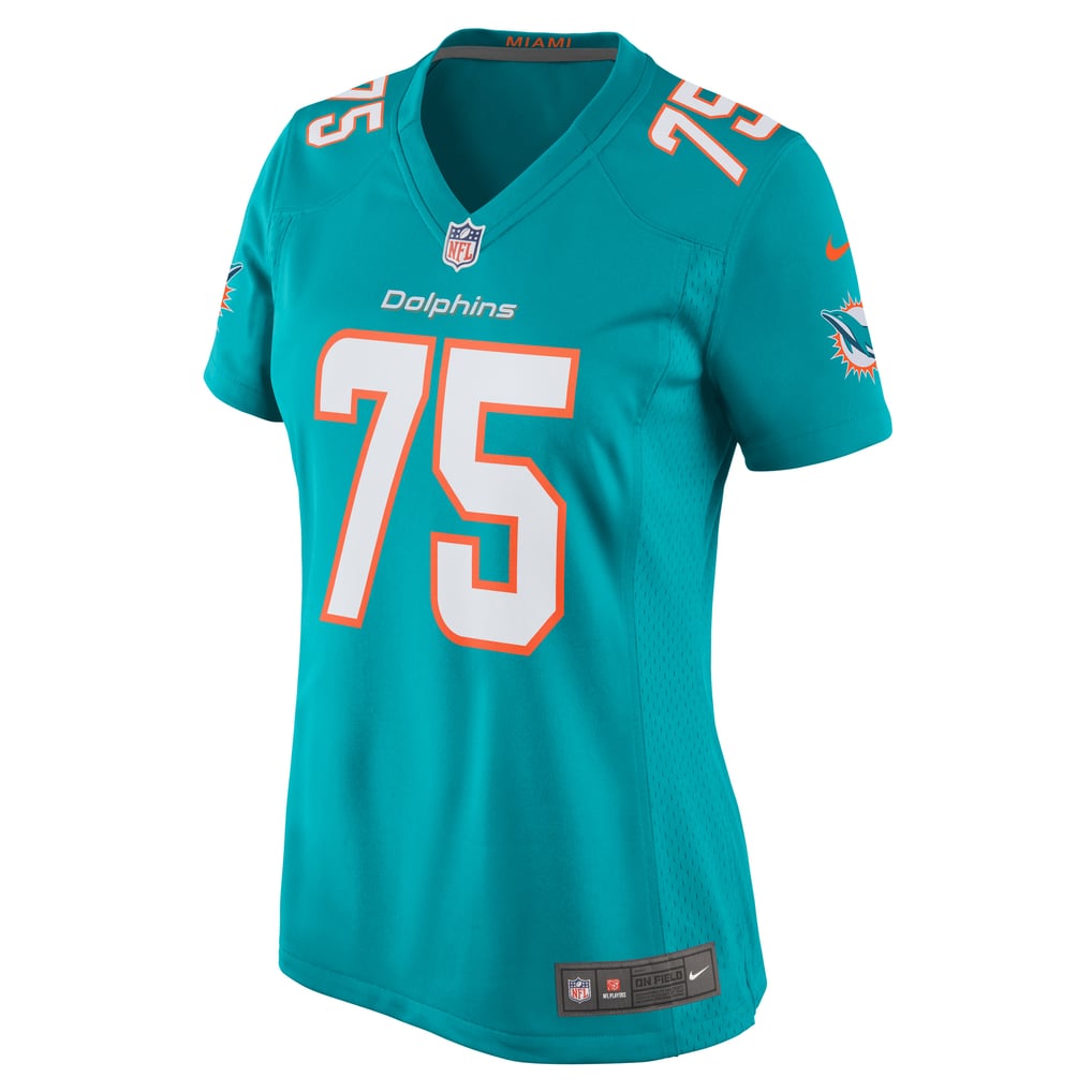 Women's Miami Dolphins Jack Driscoll Nike  Aqua Team Game Jersey - Image 3