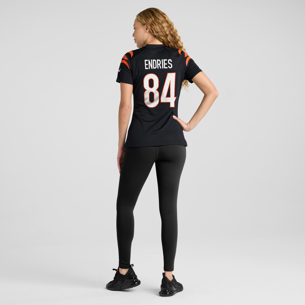 Women's Cincinnati Bengals Jack Endries Nike Black Team Game Jersey - Image 4