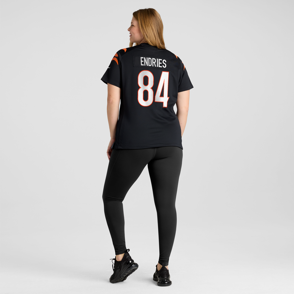 Women's Cincinnati Bengals Jack Endries Nike Black Team Game Jersey - Image 6
