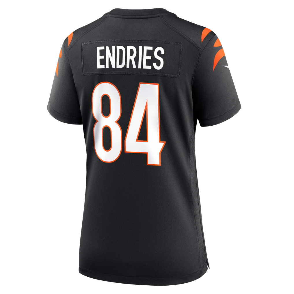 Women's Cincinnati Bengals Jack Endries Nike Black Team Game Jersey - Image 8