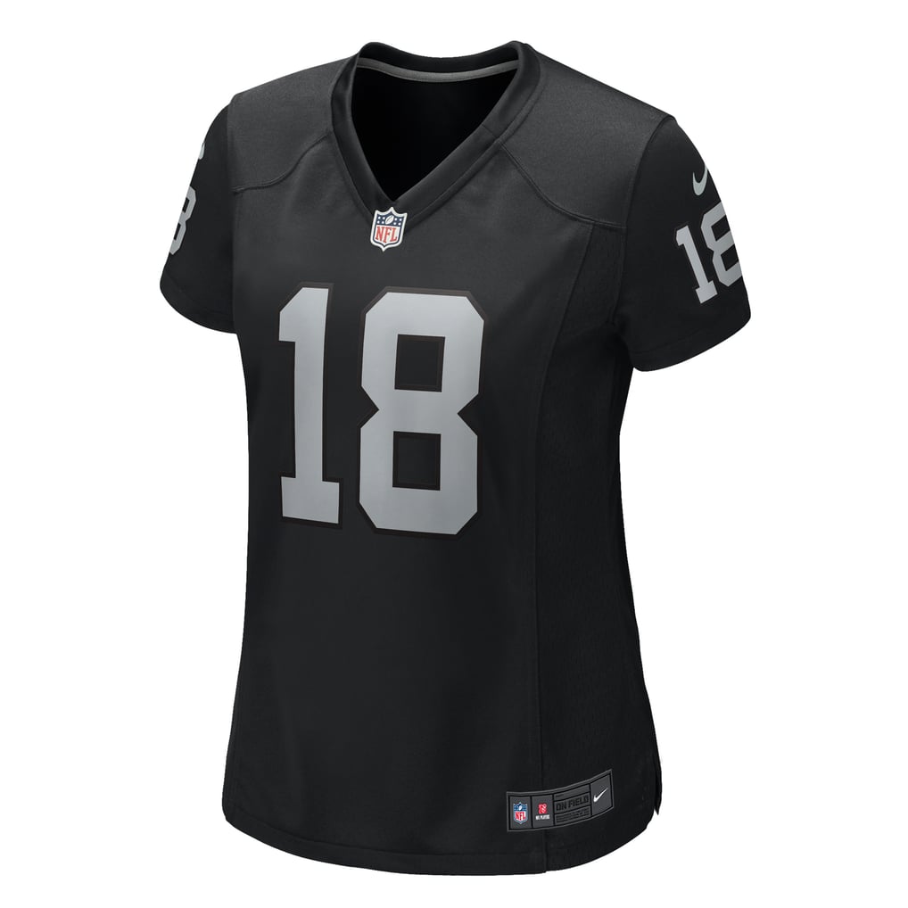 Women's Las Vegas Raiders Jack Jones Nike  Black  Game Jersey - Image 3