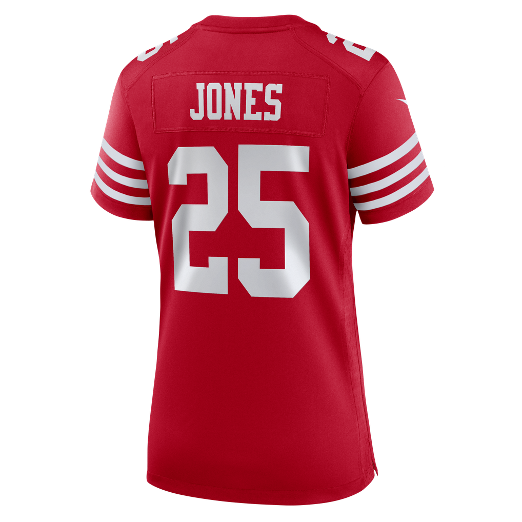 Women's San Francisco 49ers Jack Jones Nike Scarlet Team Game Jersey - Image 8
