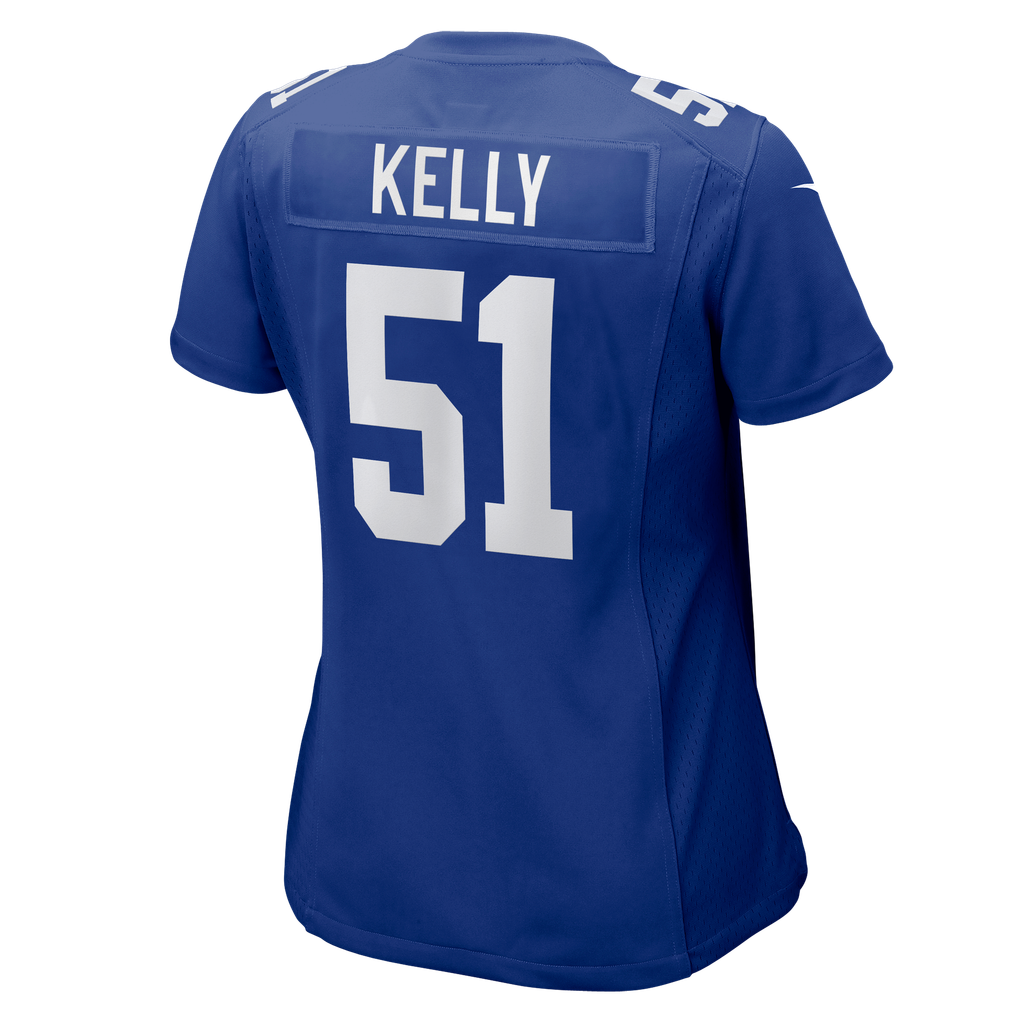 Women's New York Giants Jack Kelly Nike Royal Team Game Jersey - Image 8