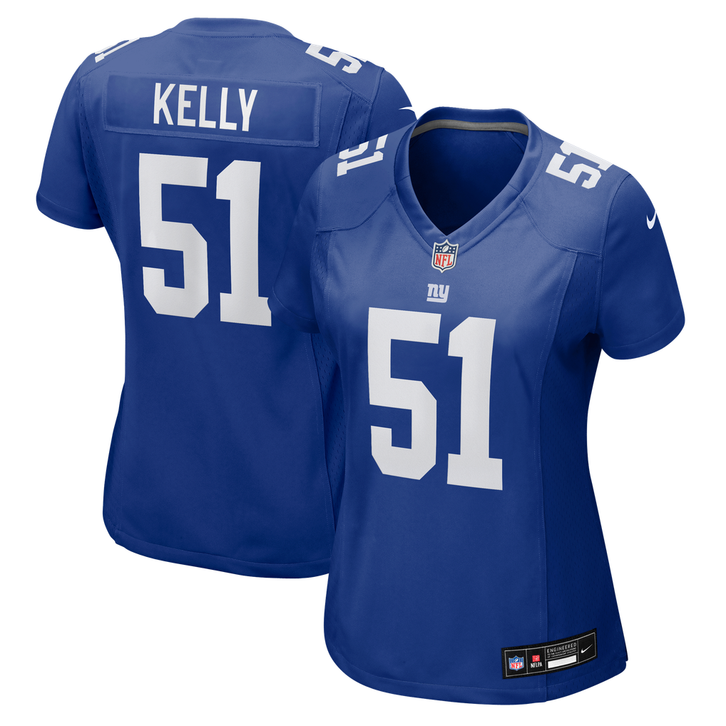 Women's New York Giants Jack Kelly Nike Royal Team Game Jersey - Image 1