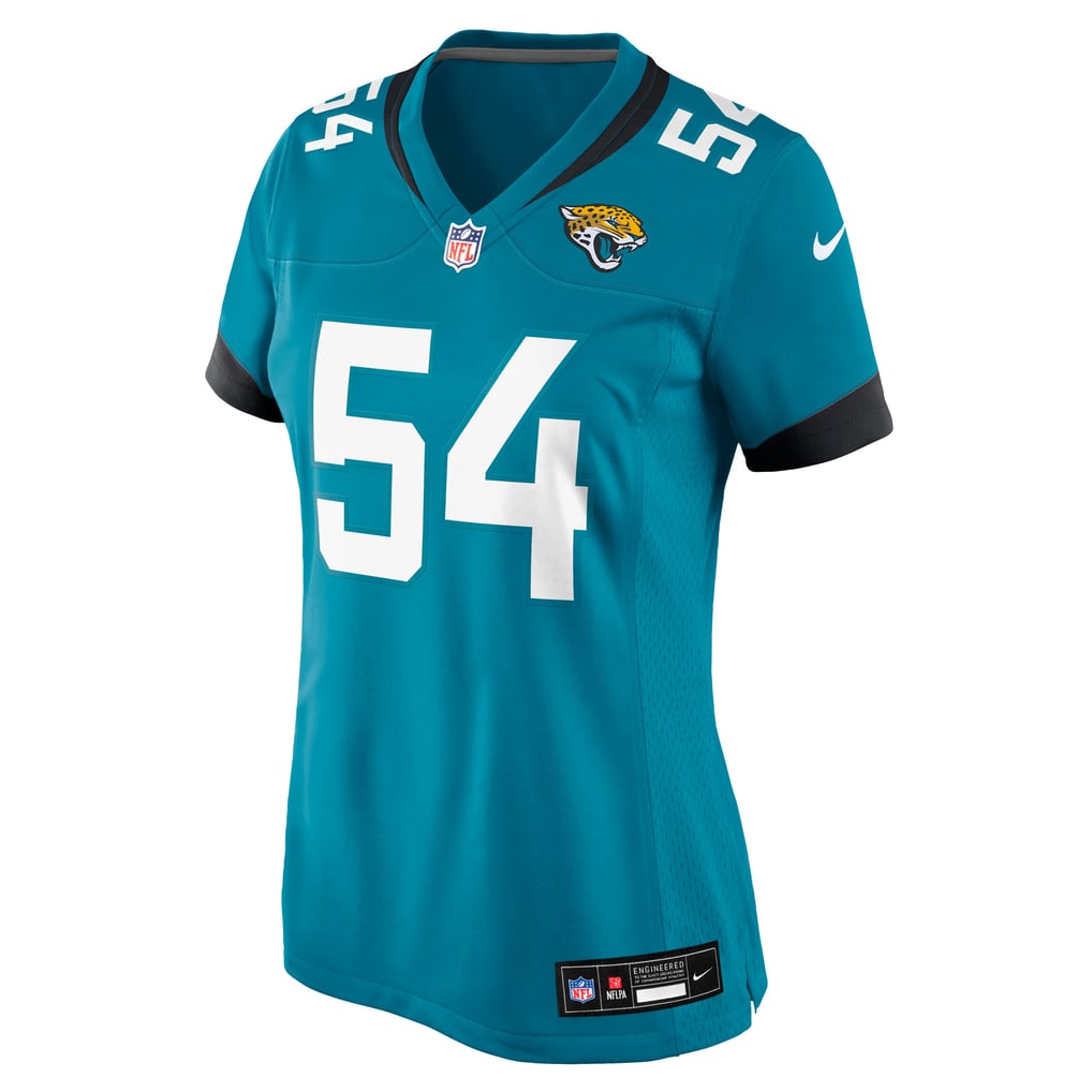 Women's Jacksonville Jaguars Jack Kiser Nike  Teal Team Game Jersey - Image 3