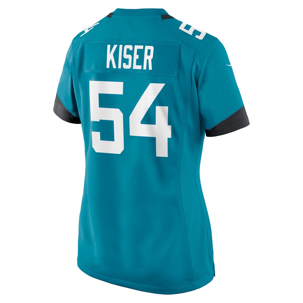 Women's Jacksonville Jaguars Jack Kiser Nike  Teal Team Game Jersey - Image 4