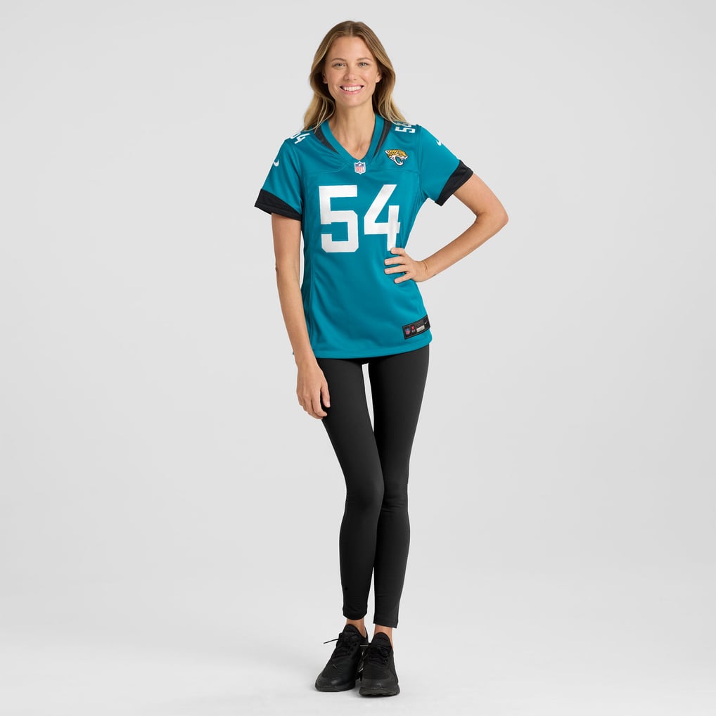 Women's Jacksonville Jaguars Jack Kiser Nike  Teal Team Game Jersey - Image 5